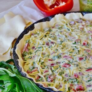 Quiche met Zalm